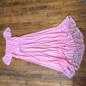 Lovely Pink with Pearls Dress